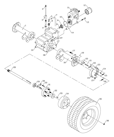 Picture for category Drive Axle & Wheels (SN 1001 - 1734)