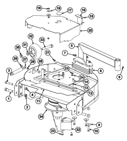 Picture for category 75-70730 ROPS BAR WITH SEAT BELT (RB230)