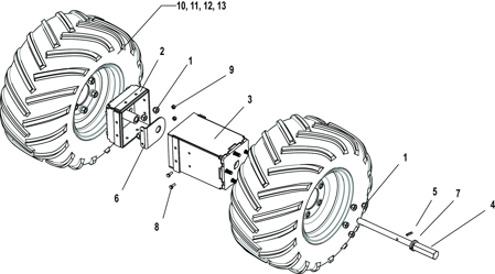 Picture for category Peerless Transaxle Model 2558 SN 1001 - 2000