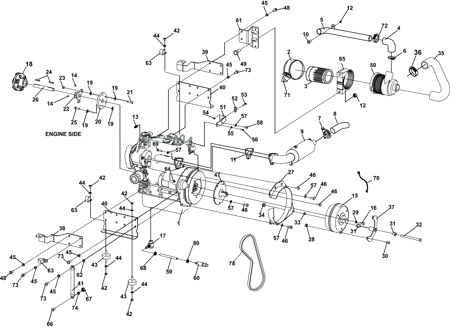 Picture for category Electrical - Onan (Serial No. 1001 - 1641)