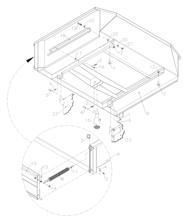 Picture for category Rear Frame Section (Dump Bed Parts)