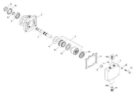 Picture for category Sundstrand Series 15 Motor Parts