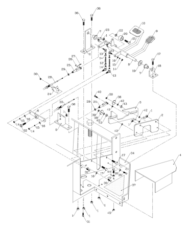 Picture for category Forward/Reverse Control Pedals (S/N 1274 - )