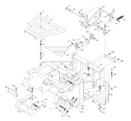 Picture for category Rear Frame Parts (S/N 1001 - 1273)