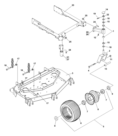 Picture for category Cradle & Caster Assembly