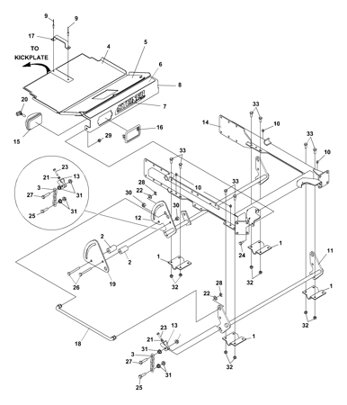 Picture for category Cradle Assembly 61" Deck