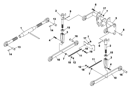 Picture for category 3-PT Hitch Attachment Parts 73-70412