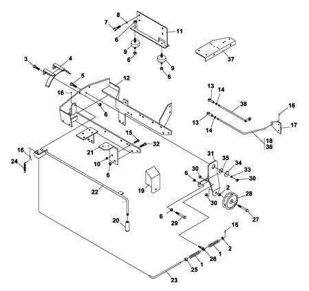 Picture for category PTO Linkage And Frame-Kubota