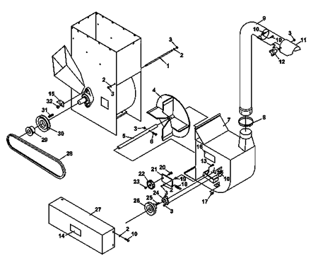 Picture for category CHIPPER/SHREDDER BLOWER PARTS