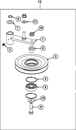 Picture for category DECK 3 TENSIONER ASSY