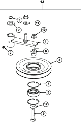 Picture for category DECK 3 TENSIONER ASSY