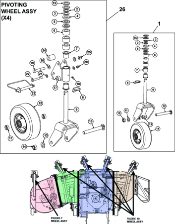 Picture for category PIVOTING WHEEL ASSY