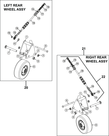 Picture for category REAR WHEEL ASSEMBLYS