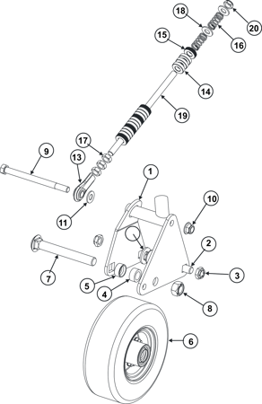 Picture for category LEFT REAR WHEEL ASSY 4175270-94