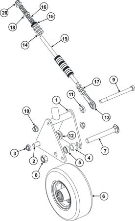 Picture for category RIGHT REAR WHEEL ASSY 4175270-95