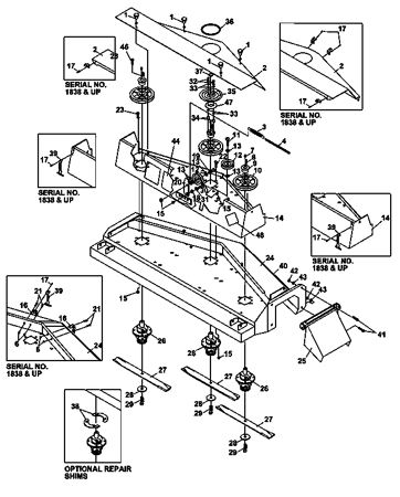 Picture for category DECK PARTS 72"