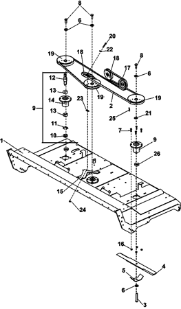 Picture for category SPINDLES, PULLEYS & BLADES