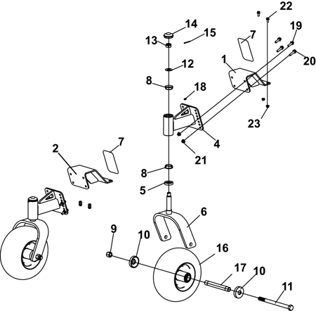 Picture for category CASTER WHEEL ASSEMBLY