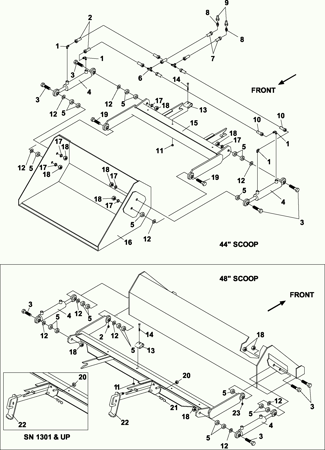 Picture for category HYDRAULIC SLIP SCOOP PARTS