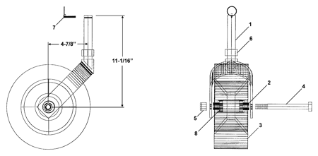 Picture for category Caster Wheel Assembly