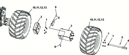 Picture for category DUAL WHEEL PARTS